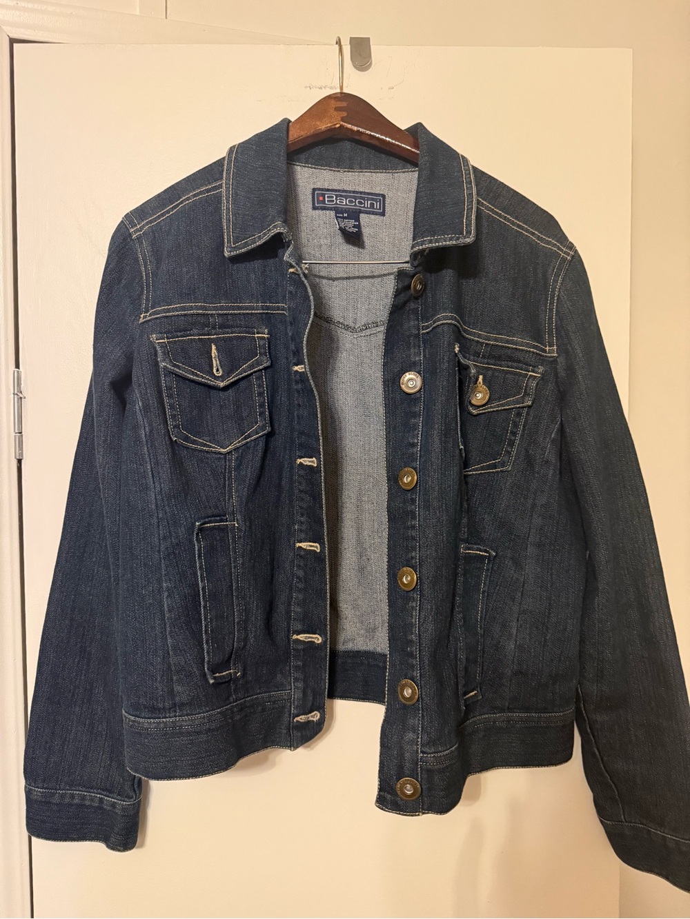 Baccini Women's Indigo Blue Denim Jacket